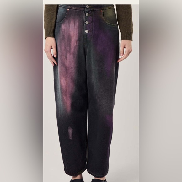 MM6 Maison Margiela Bleached-effect jeans - Picture 4 of 4